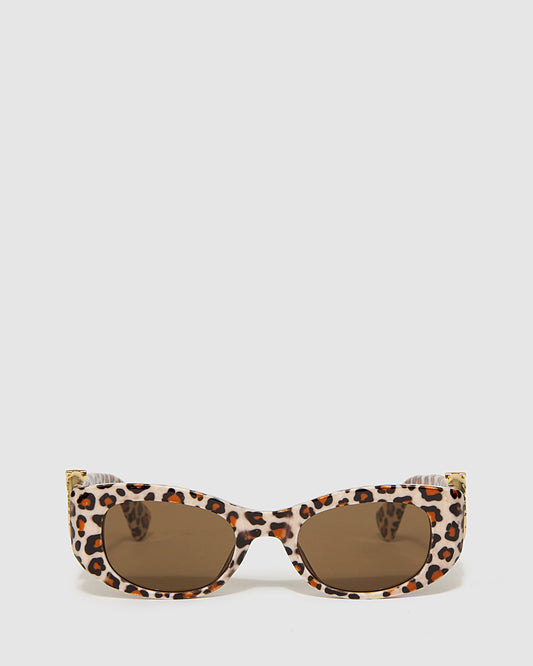 Colette Leopard Frame Sunglasses (Print)