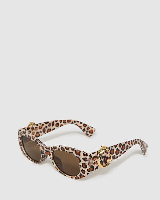 Image of Accessories. Productname: Colette Leopard Frame Sunglasses in Print colour by brand - Colette