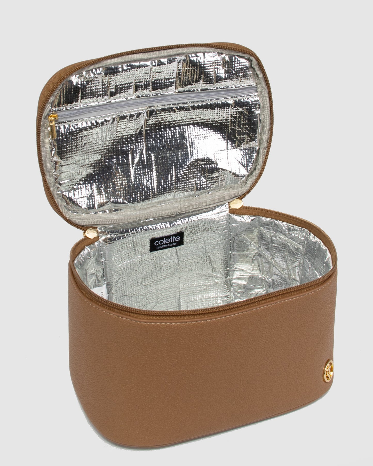 Colette by Colette Hayman Harper Top Handle Lunch Bag (Caramel)