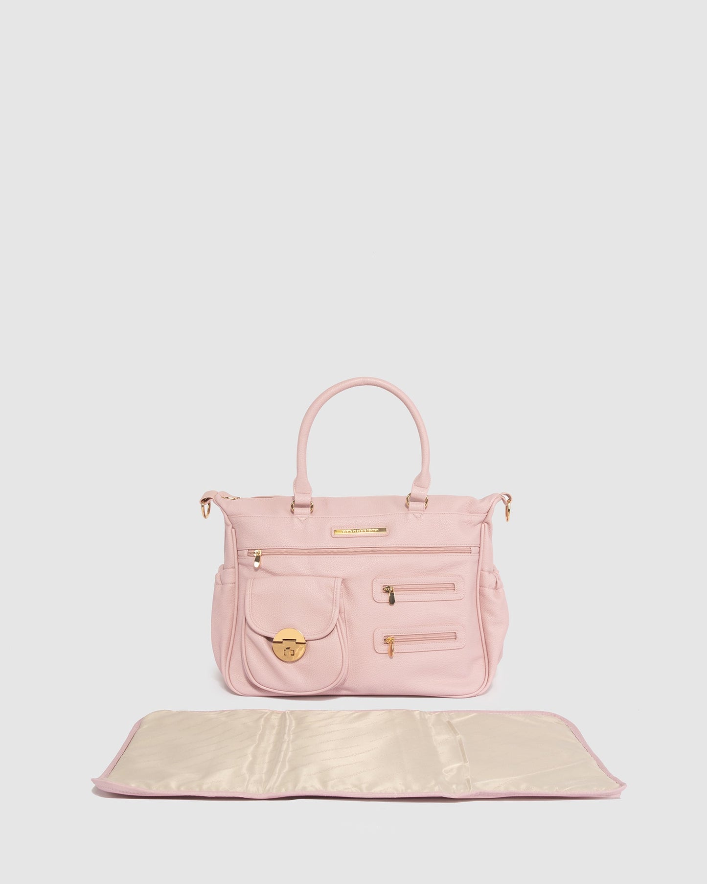 Colette by Colette Hayman PU Pocket and Zip Baby Bag (Fondant)