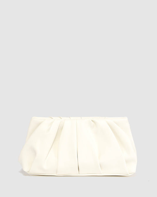 Colette Lucy Pouch Clutch (White)