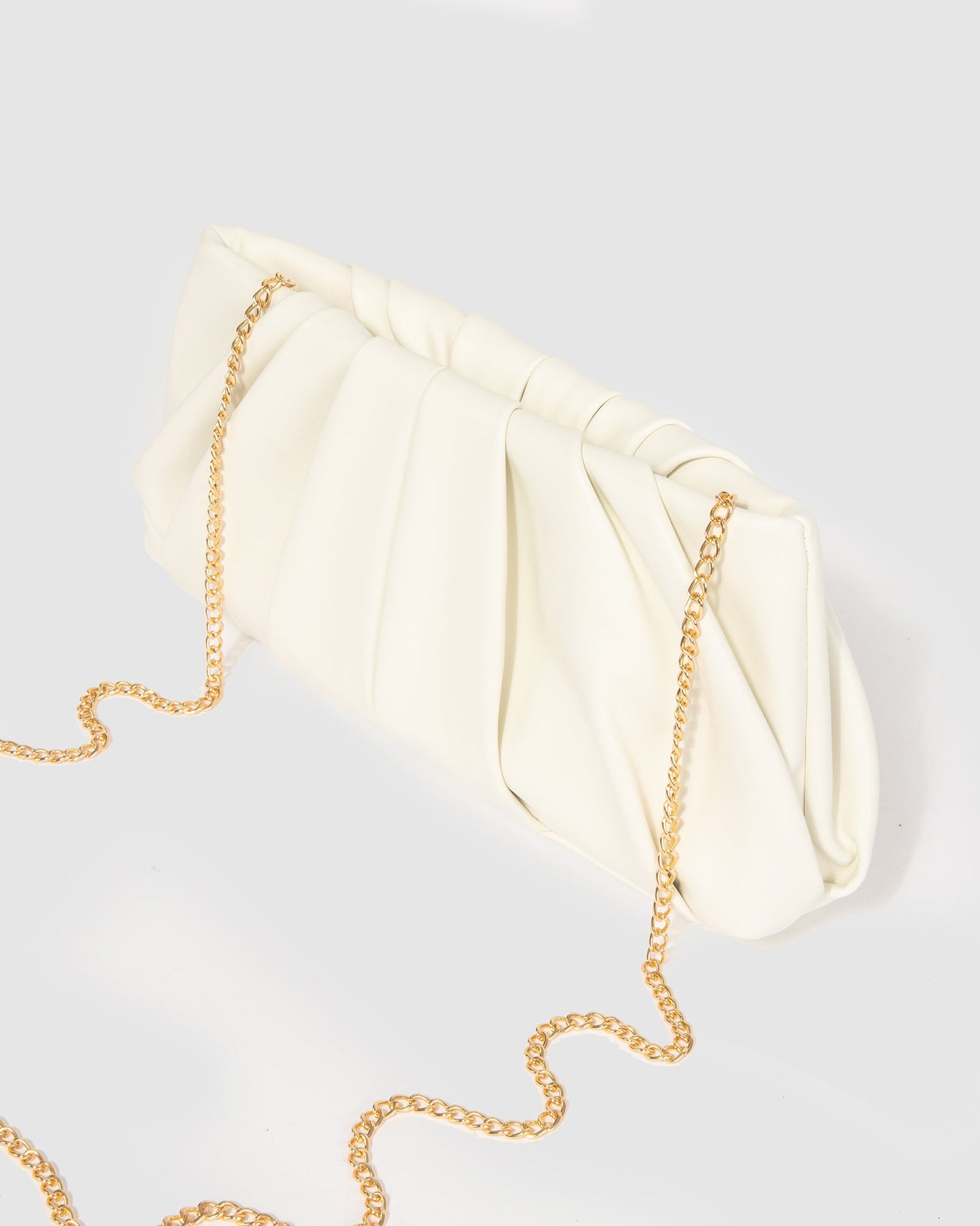 Colette by Colette Hayman Lucy Pouch Clutch (White)