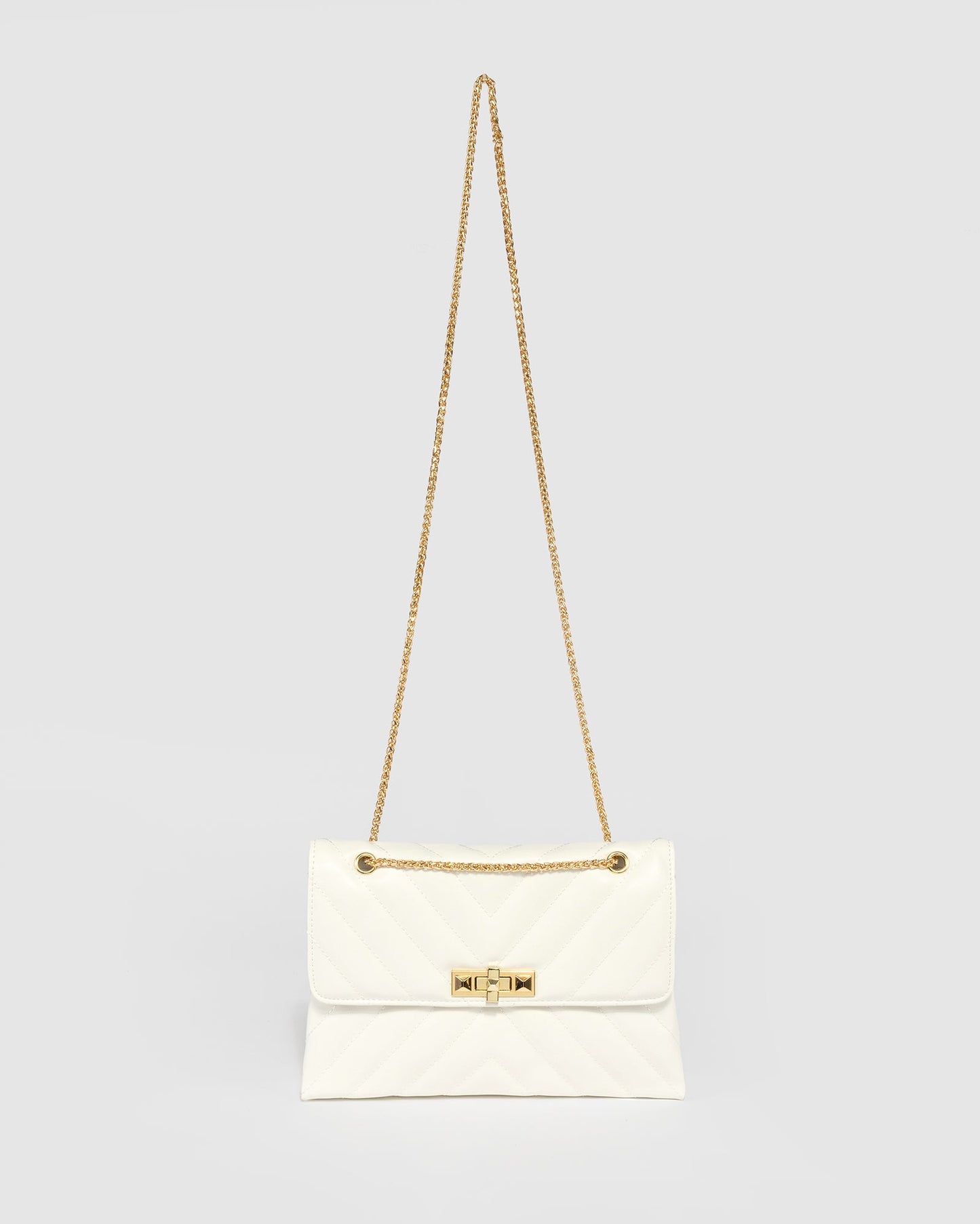 Colette by Colette Hayman Zion Arrow Crossbody (White)