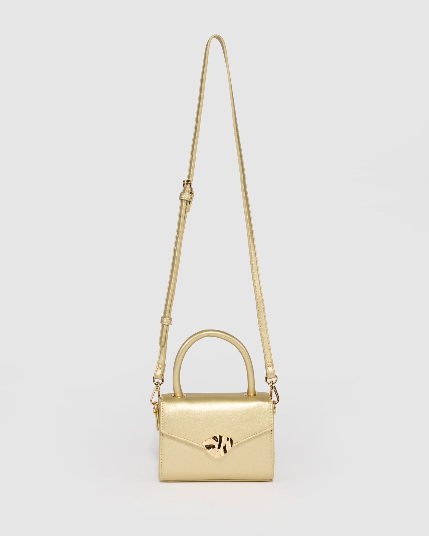 Colette by Colette Hayman Kiki Clasp Mini Bag (Gold)