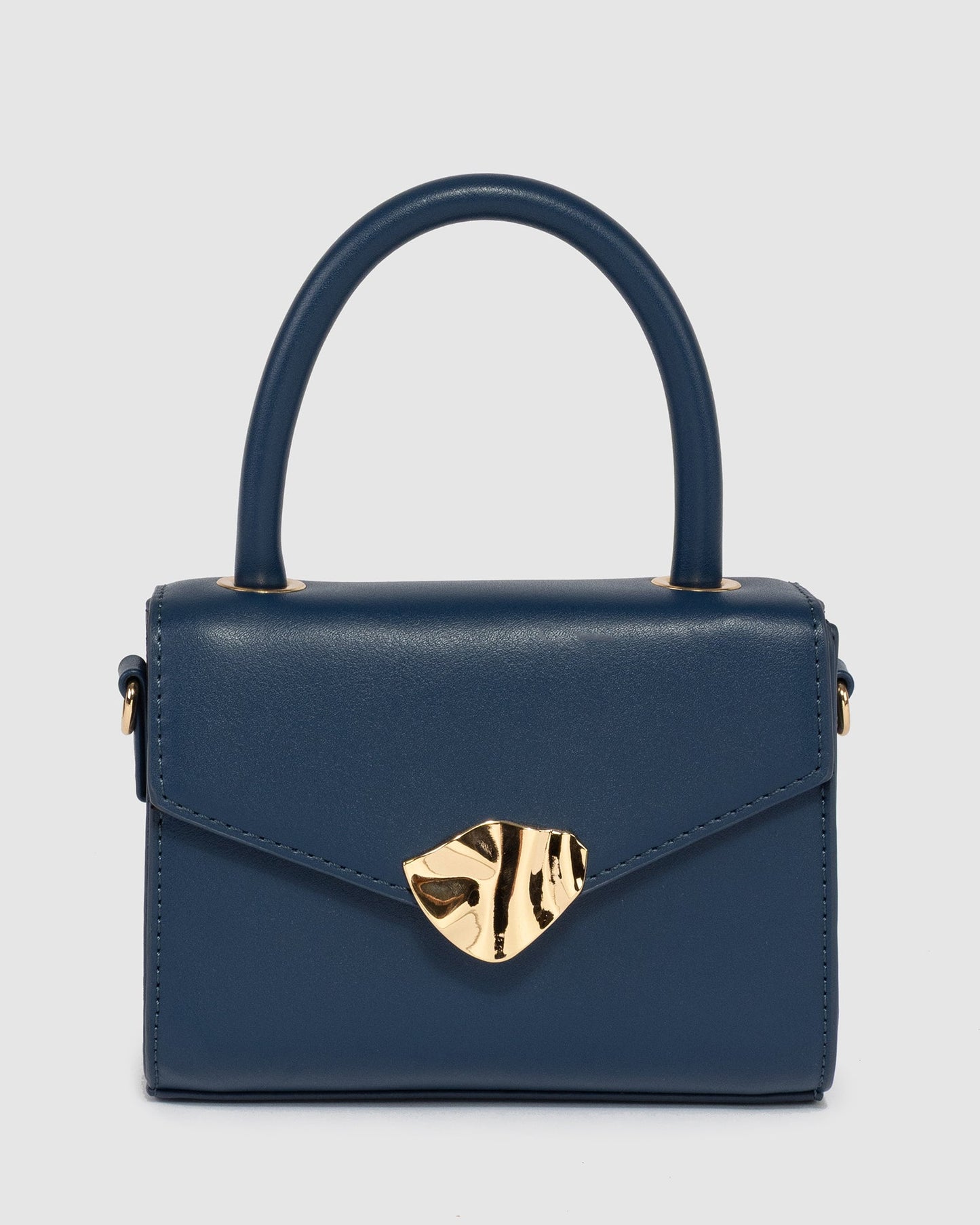 Colette by Colette Hayman Kiki Clasp Mini Bag (Blue)