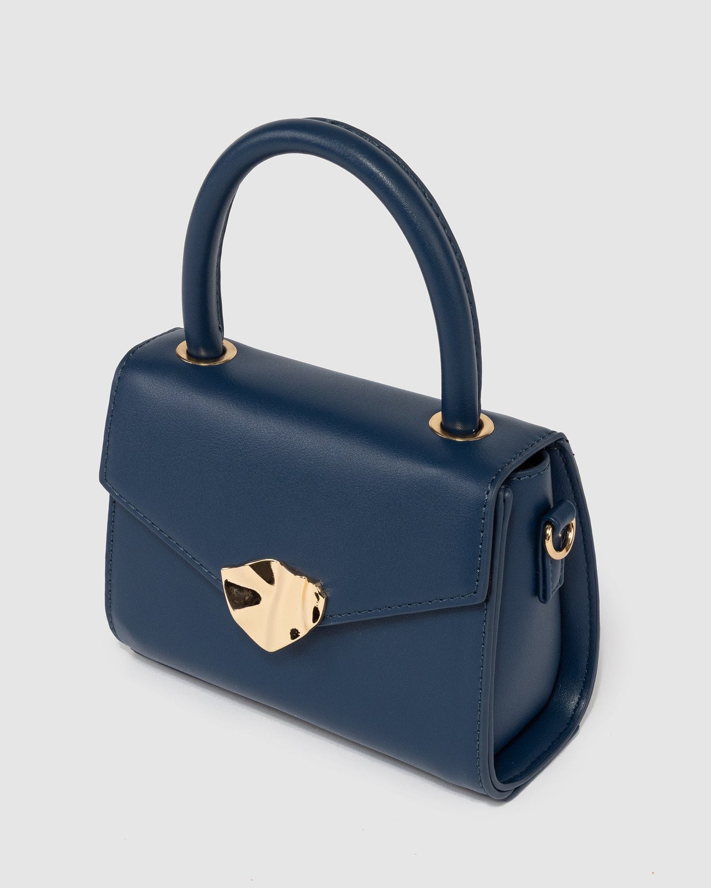 Colette by Colette Hayman Kiki Clasp Mini Bag (Blue)