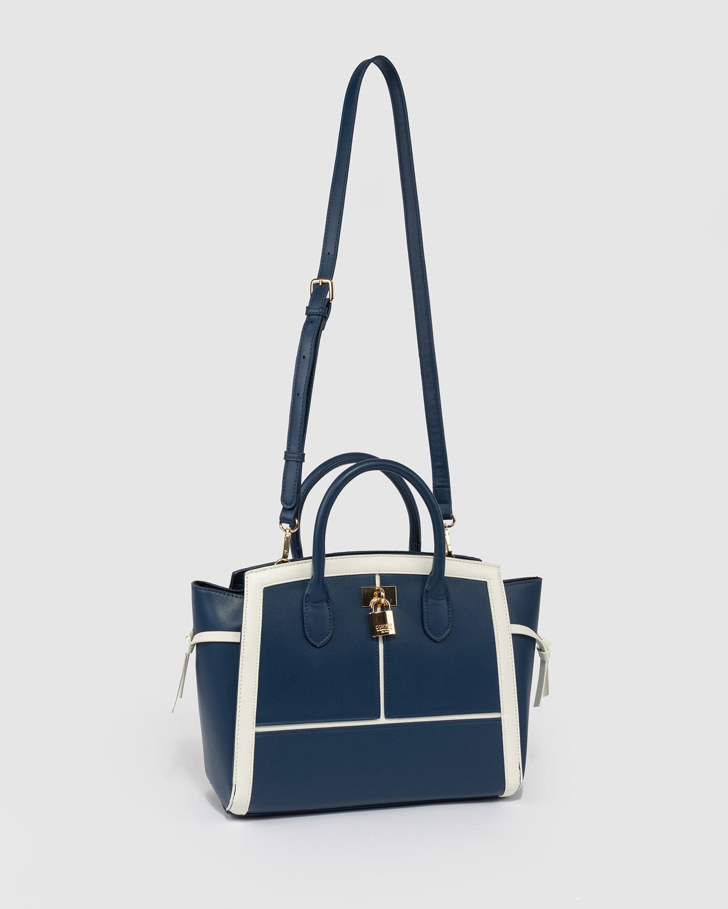 Colette by Colette Hayman Elora Lock Tote (Blue)