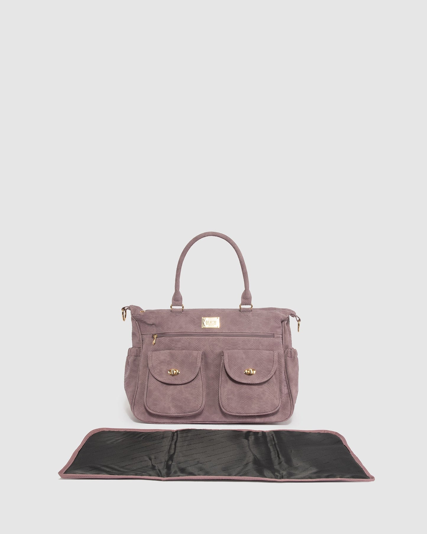 Colette by Colette Hayman Double Pocket Baby Tote (Purple)