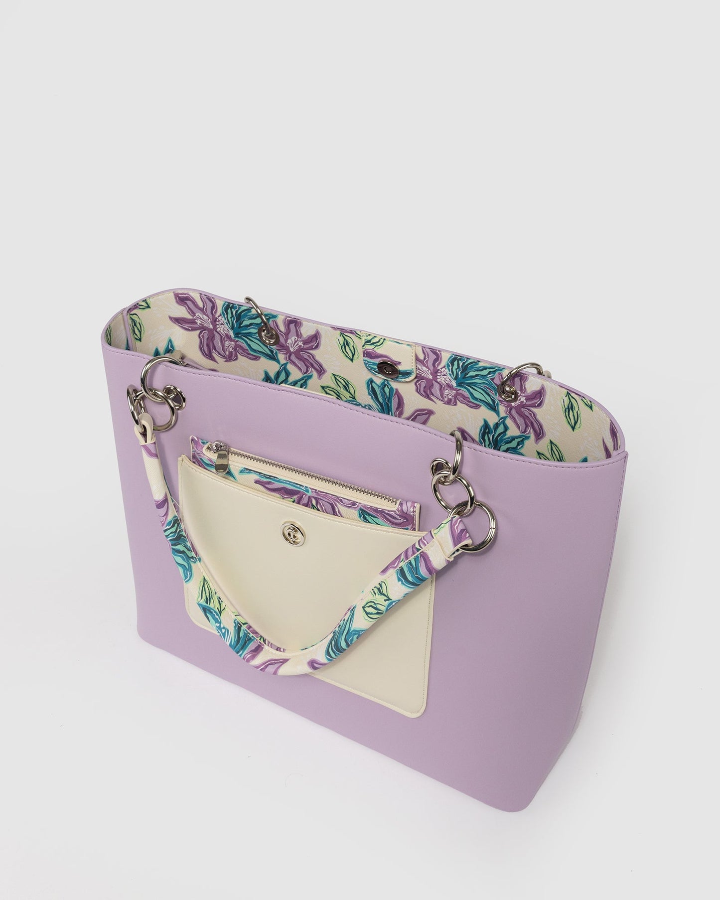 Colette by Colette Hayman Tia Pocket Tote (Purple)