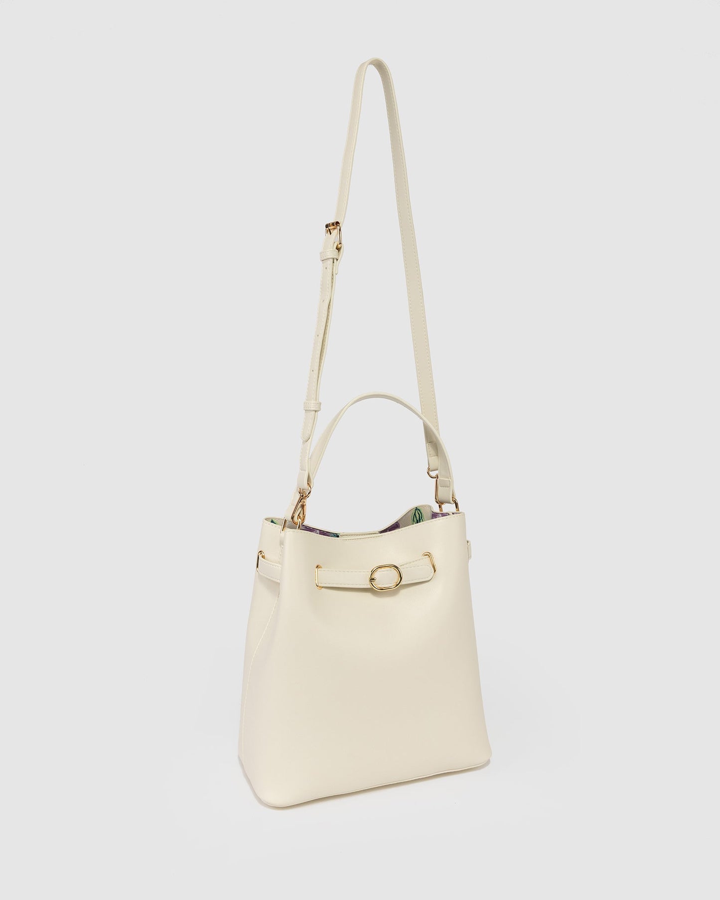 Colette by Colette Hayman Jordan Bucket Bag (Ivory)