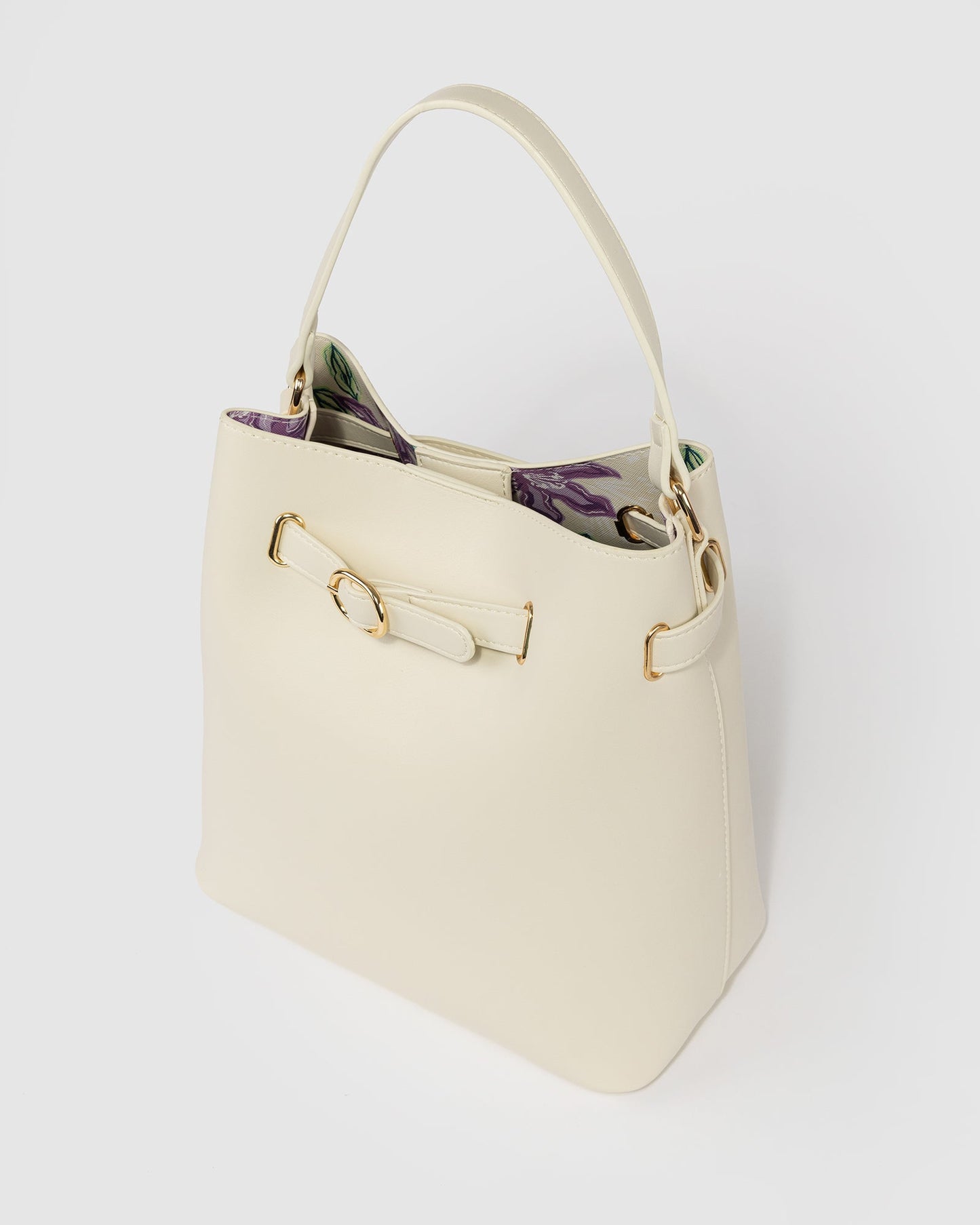 Colette by Colette Hayman Jordan Bucket Bag (Ivory)