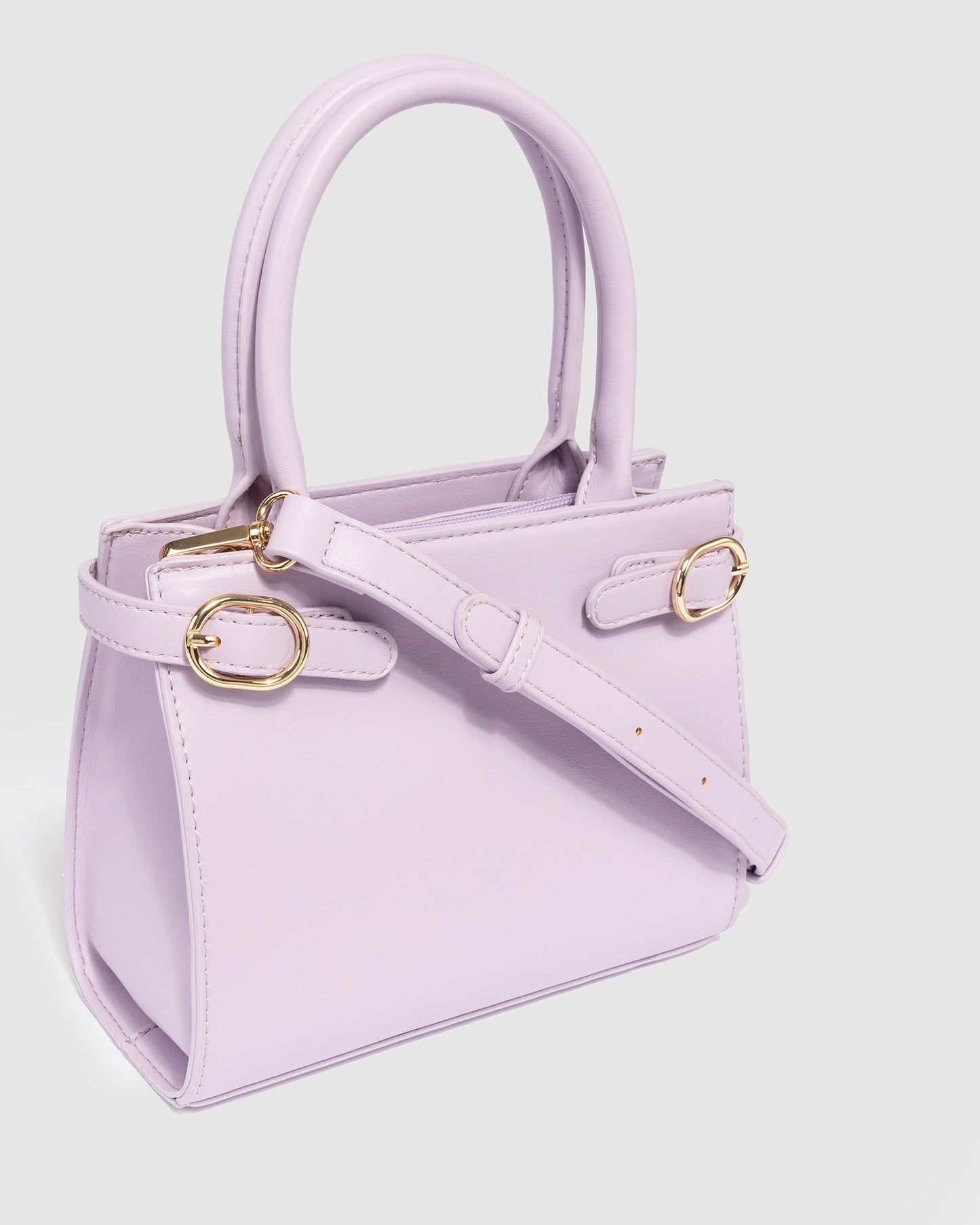 Image of Tote Bags. Productname: Purple Verona Mini Tote in Purple colour by brand - Colette by Colette Hayman