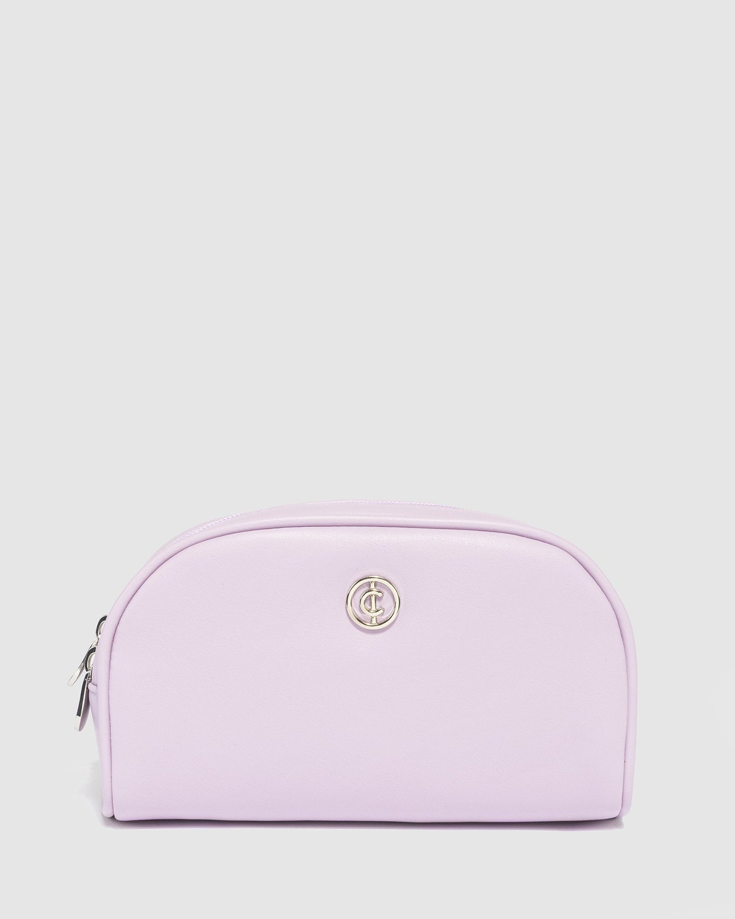 Colette by Colette Hayman Double Pouch Cosmetic Case (Purple)