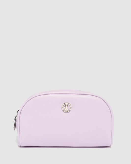 Colette by Colette Hayman Double Pouch Cosmetic Case (Purple)