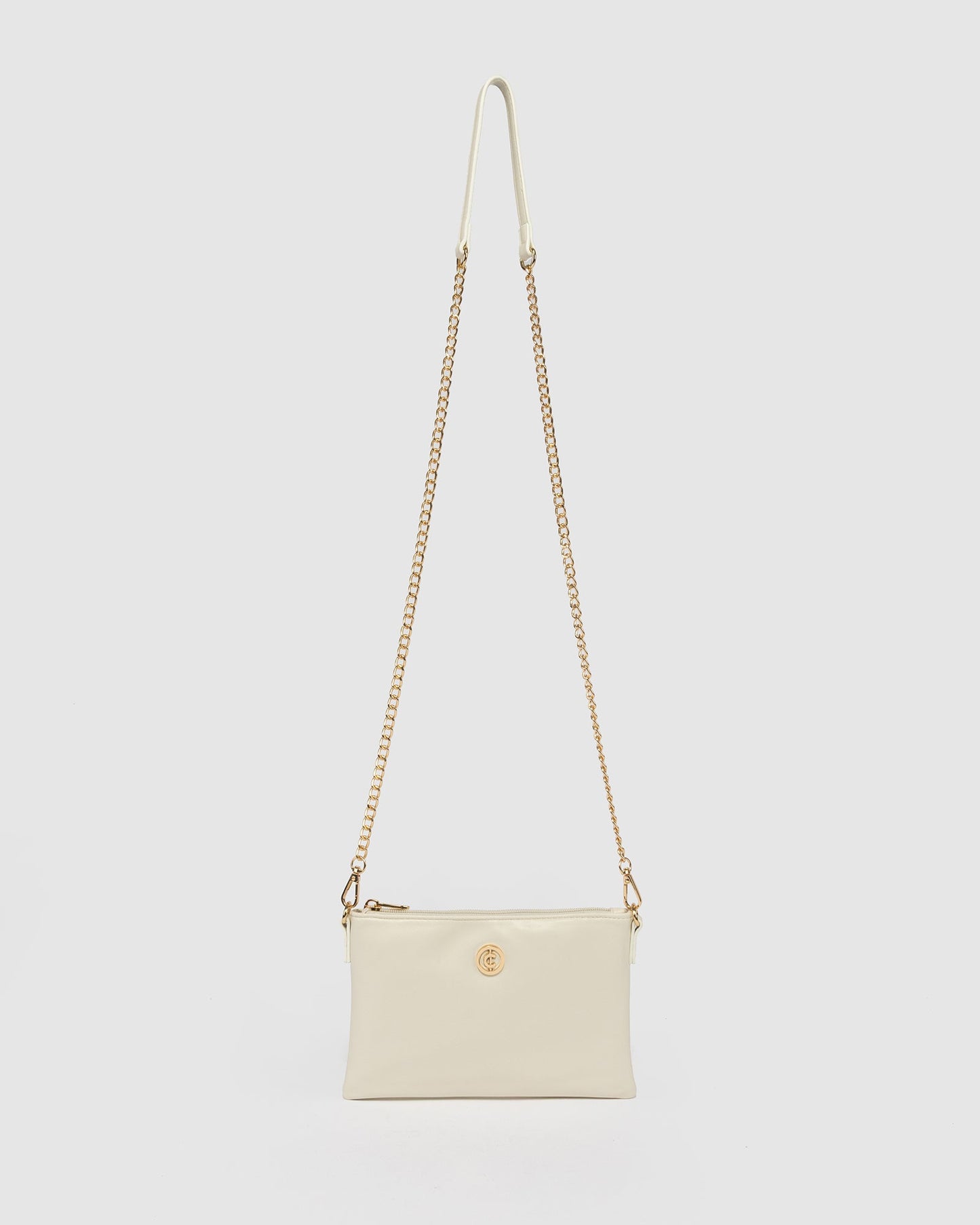 Colette by Colette Hayman Peta Chain Crossbody (Ivory)