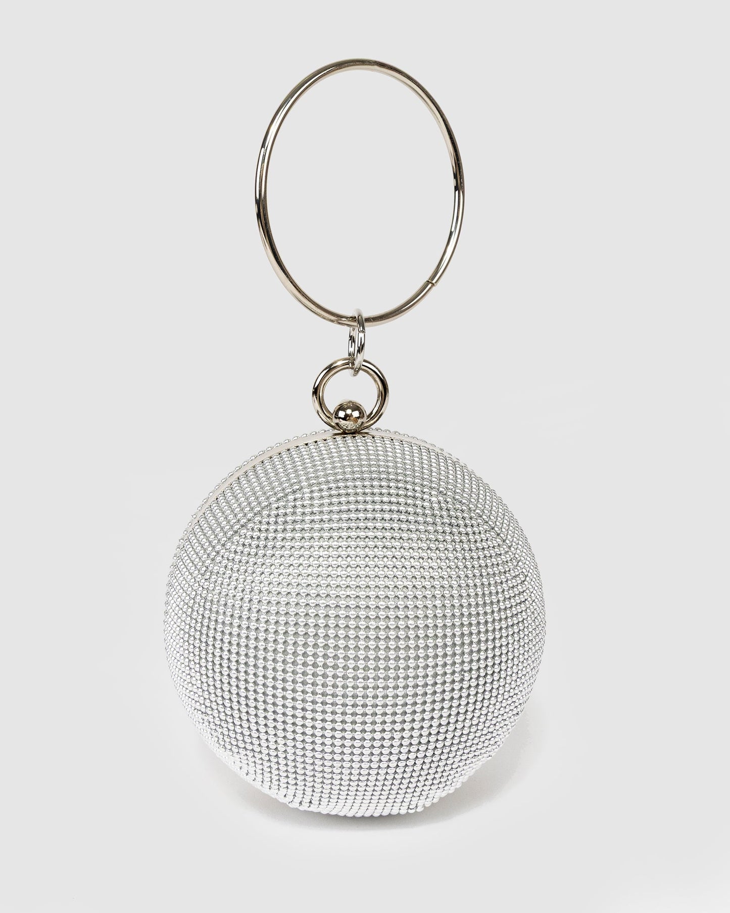 Colette by Colette Hayman Miley Chain Clutch (Silver)