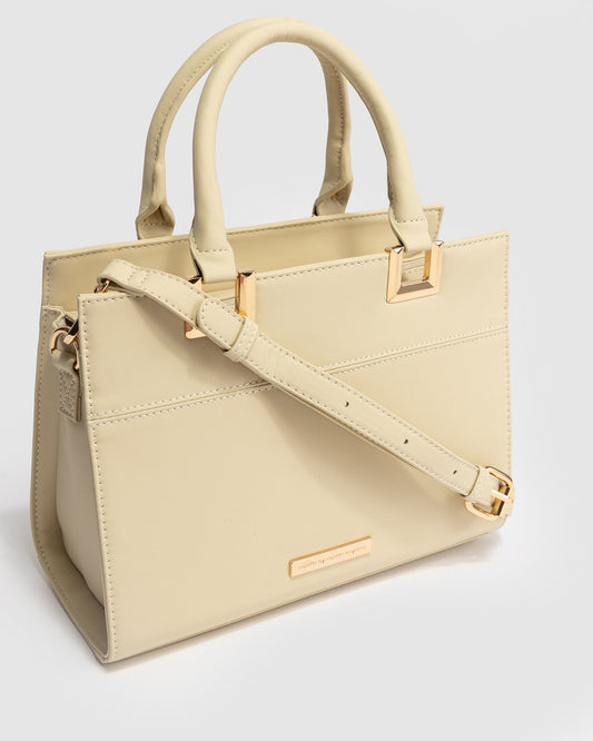 Image of Tote Bags. Product name - Nude Steph Mini Tote in Nude colour by brand - GROUP48