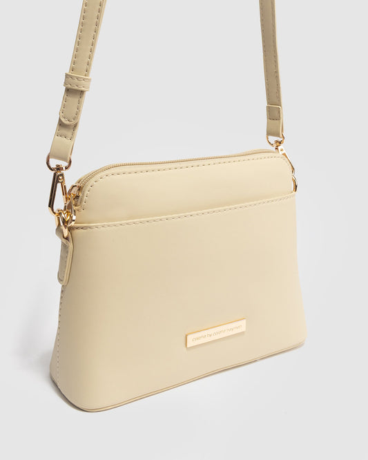 Image of Bags. Product name - Nude Karen Crossbody in Nude colour by brand - GROUP48