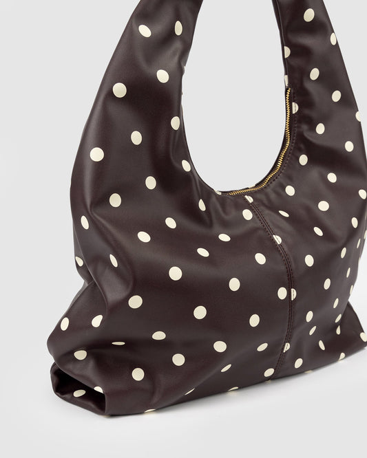 Image of Bags. Product name - SUSAN SLOUCH BAG in Brown colour by brand - GROUP48