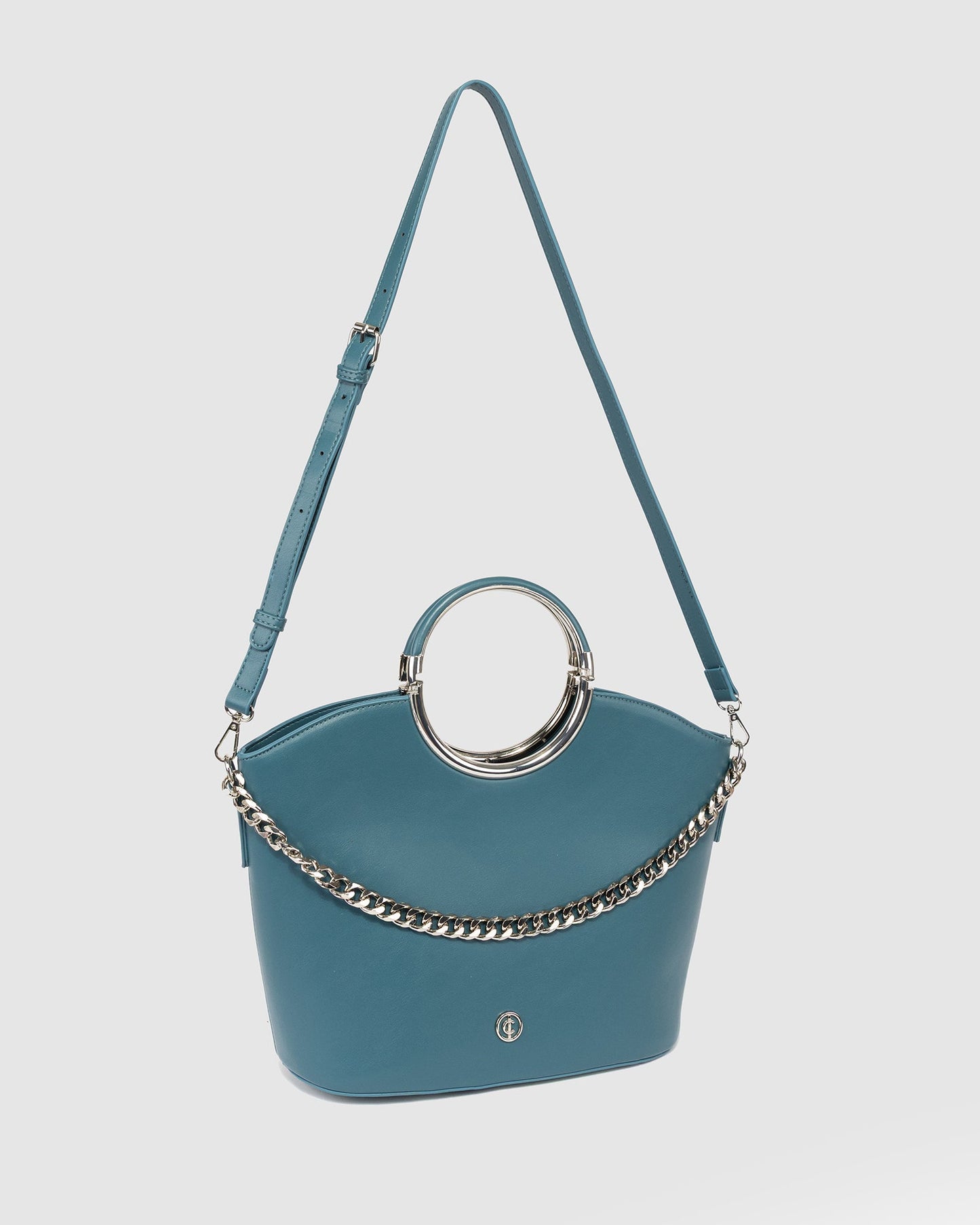 Colette by Colette Hayman Sabrina Ring Tote Bag (Teal)