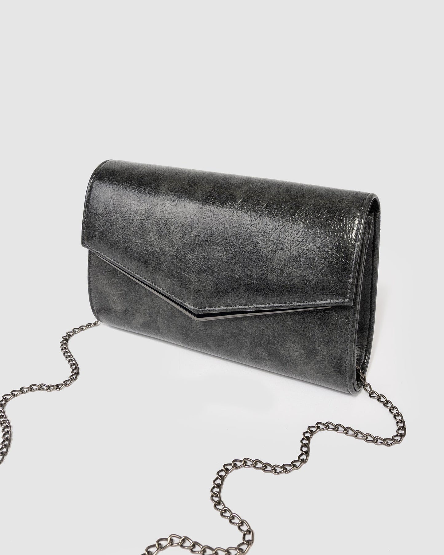 Colette by Colette Hayman Kelsey Clutch (Grey)