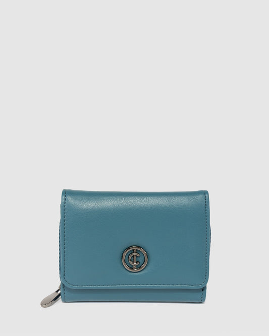 Colette by Colette Hayman Zuri Wallet (Teal)