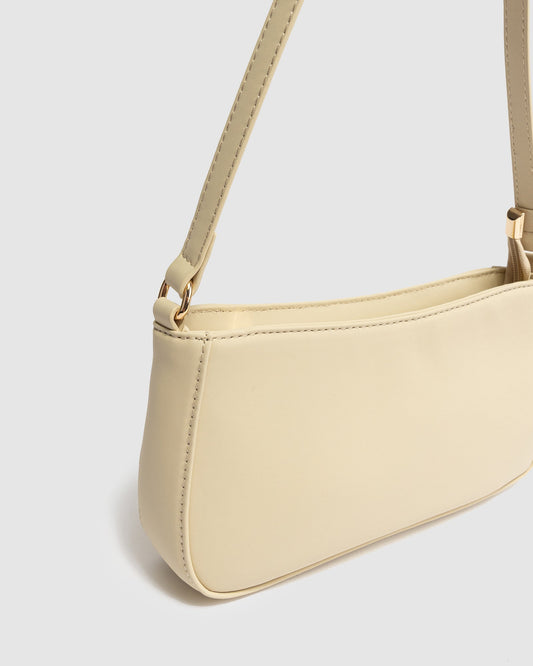 Image of Shoulder Bags. Product name - Nude Frankie Shoulder Bag in Nude colour by brand - GROUP48