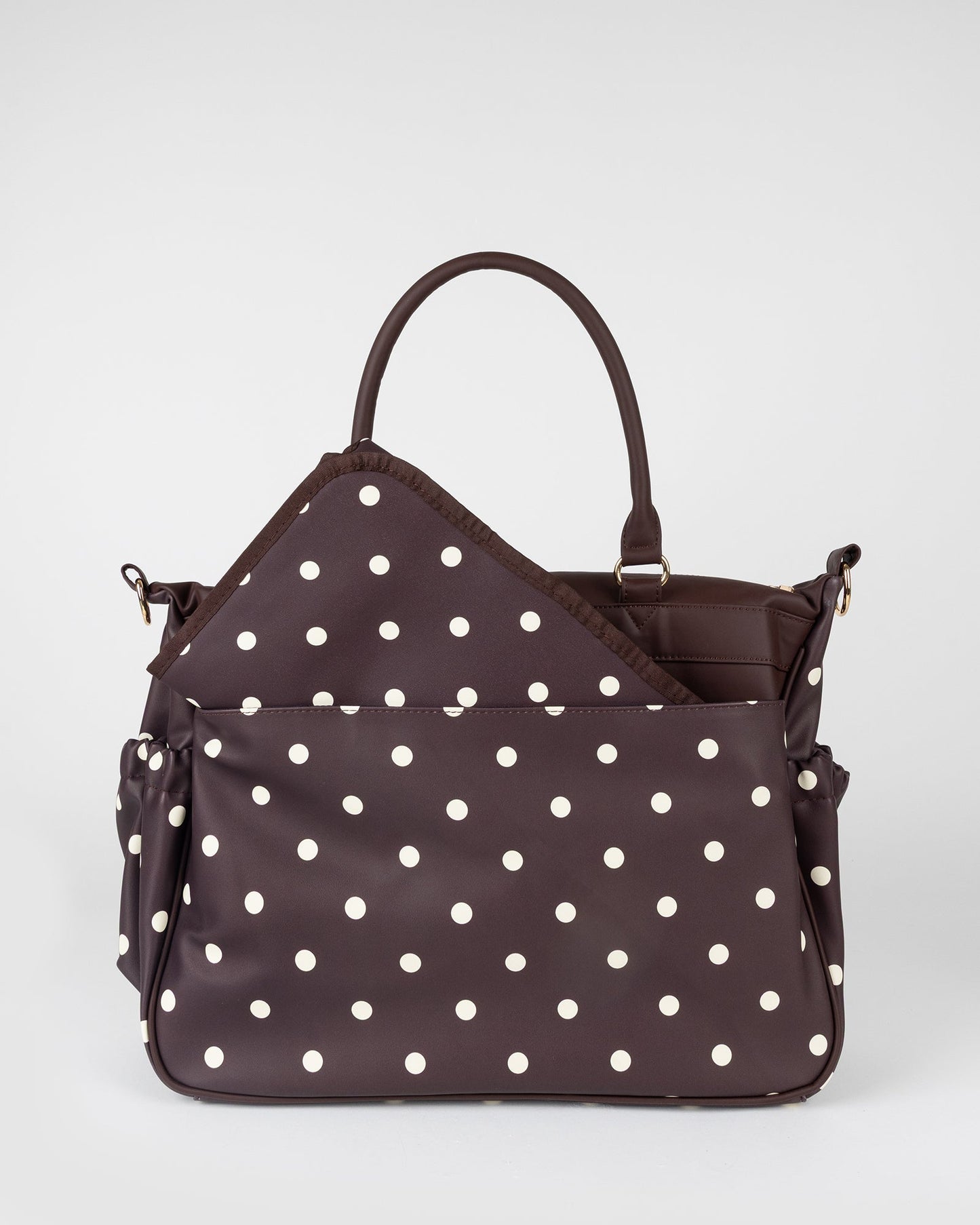 Colette by Colette Hayman Chocolate Double Pocket Baby Bag (Brown)