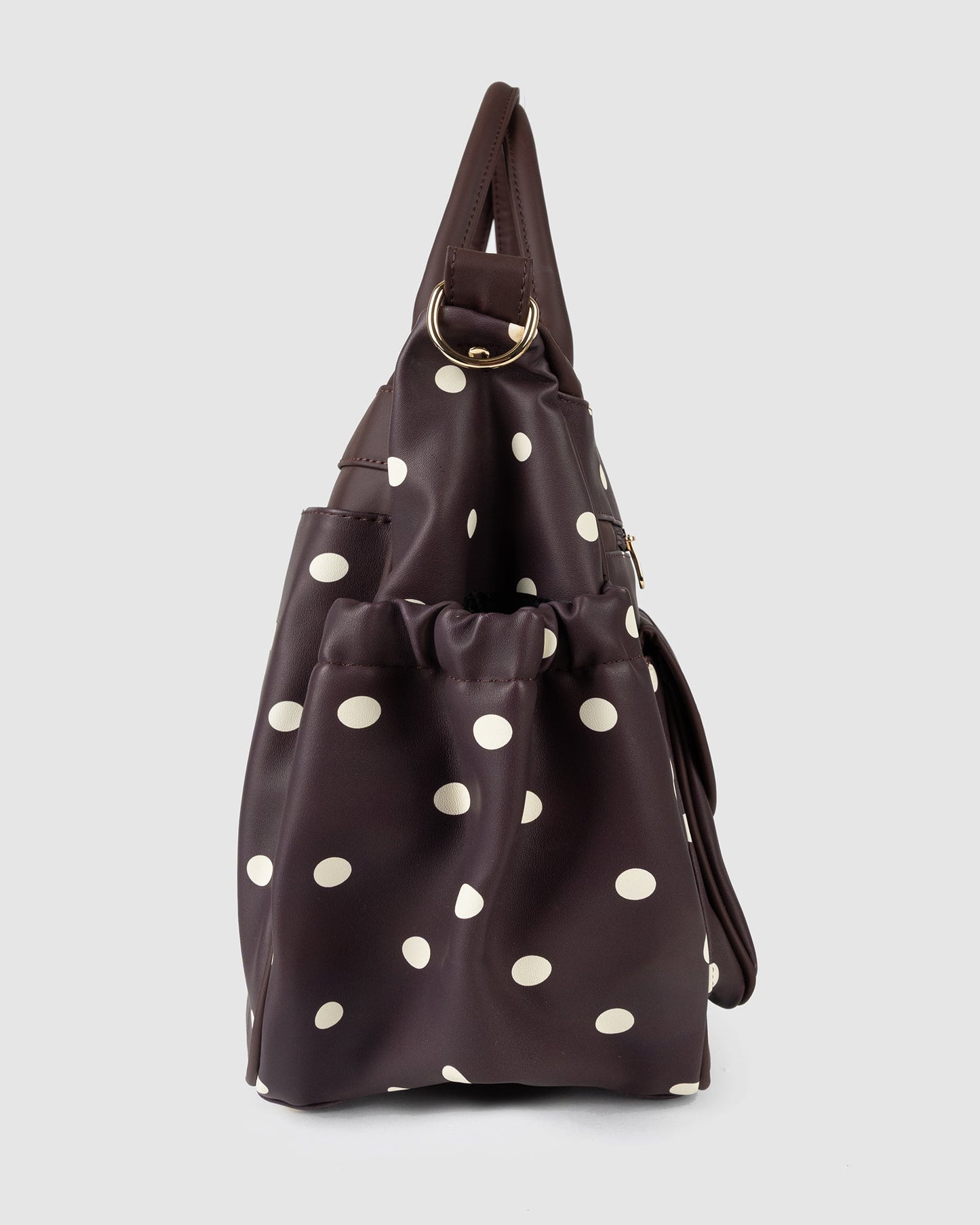 Colette by Colette Hayman Chocolate Double Pocket Baby Bag (Brown)