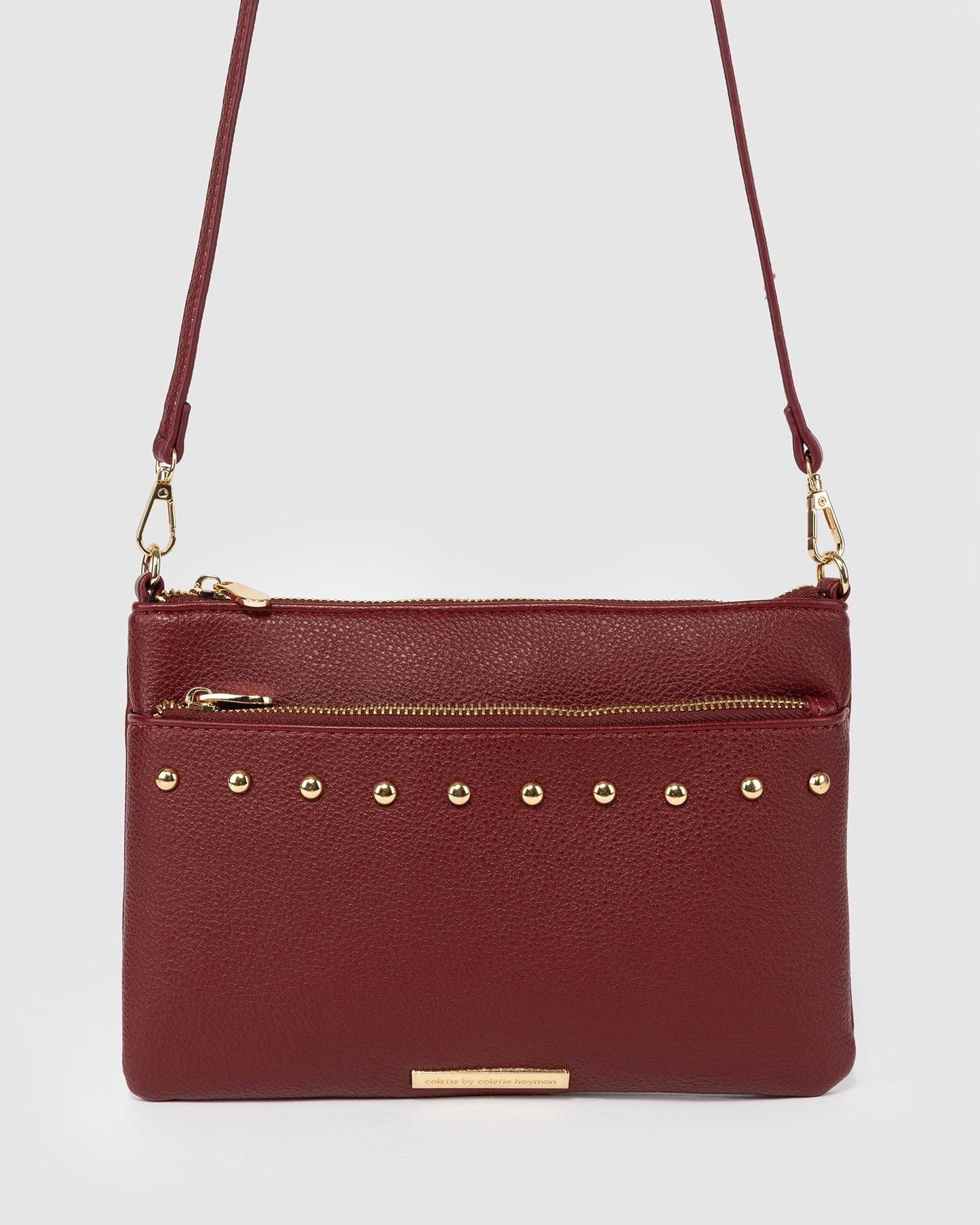 Colette by Colette Hayman Demi Studded Crossbody (Berry)