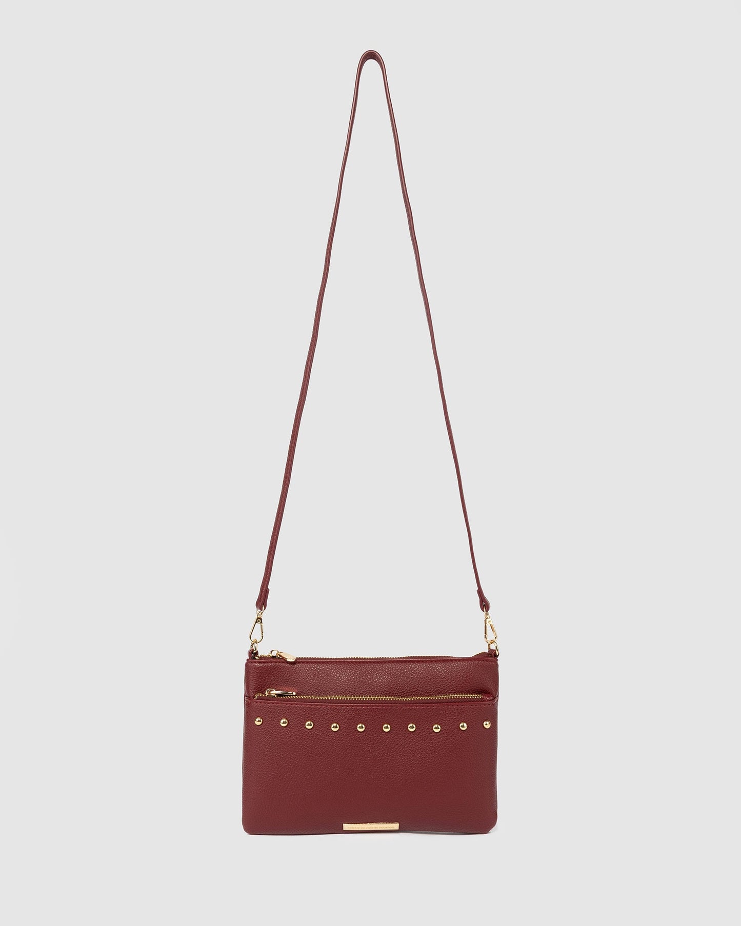 Colette by Colette Hayman Demi Studded Crossbody (Berry)