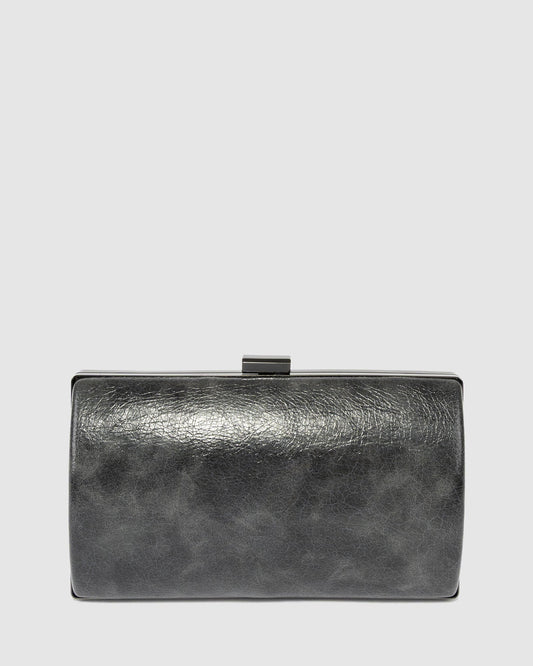 Colette by Colette Hayman Lilly Hardcase Clutch (Grey)