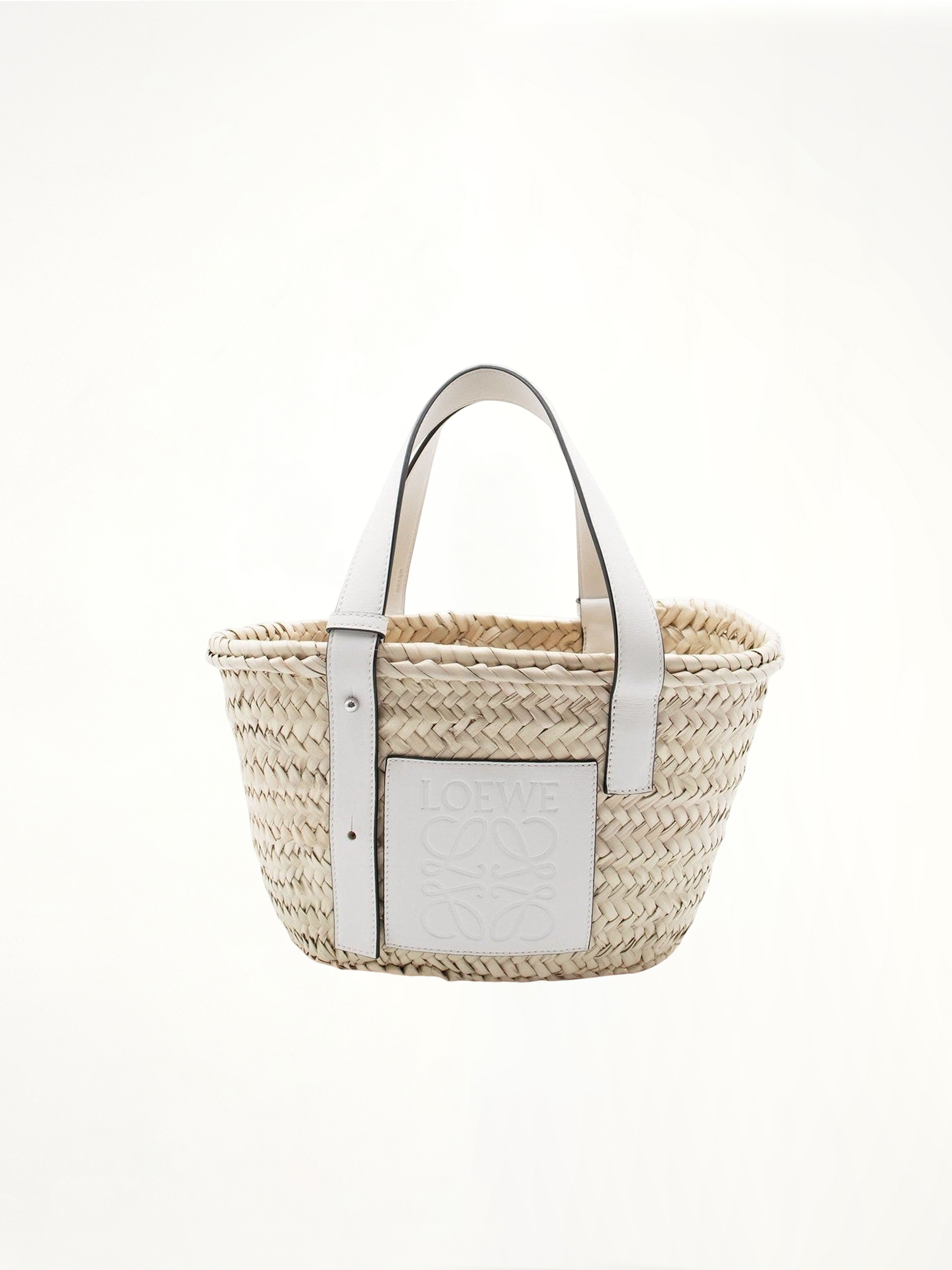 Image of Bags. Product name - Small Basket Bag in Brown colour by brand - LOEWE