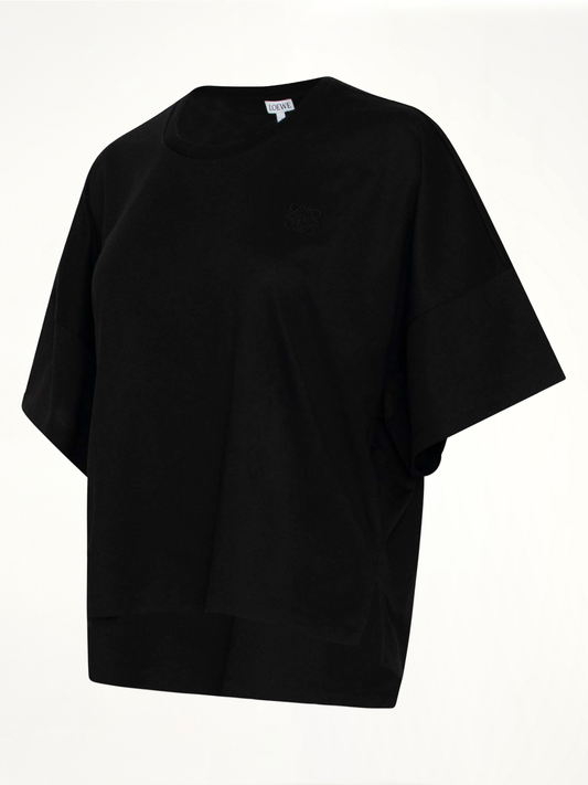 LOEWE Short Oversize Anagram T-Shirt (Black)