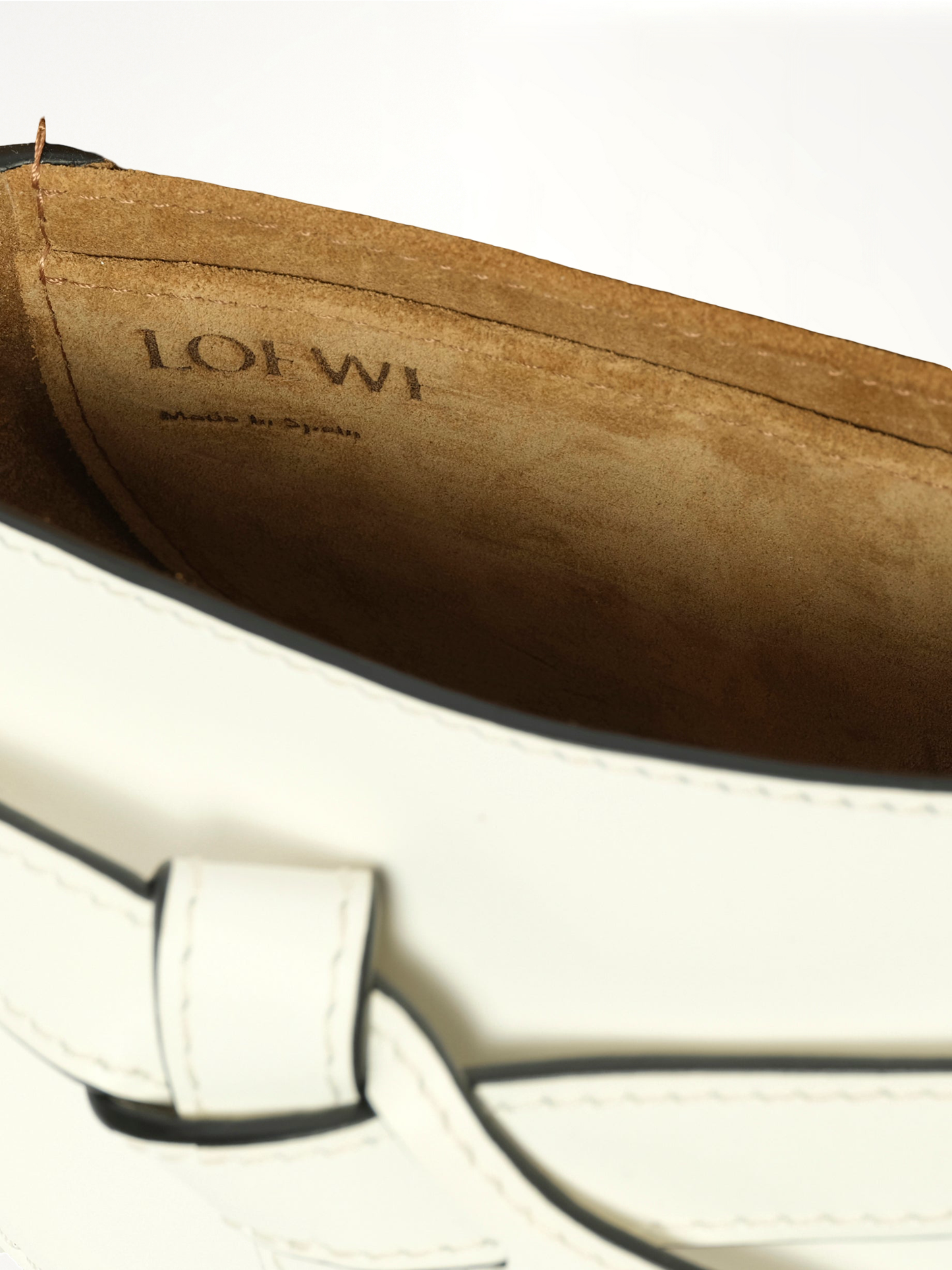 LOEWE Gate Fringes Mini (White)