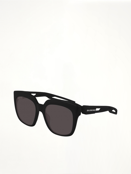 Image of Sunglasses. Productname: BALENCIAGA Sunglasses D Frame 0025S Sun in BLACK colour by brand - BALENCIAGA