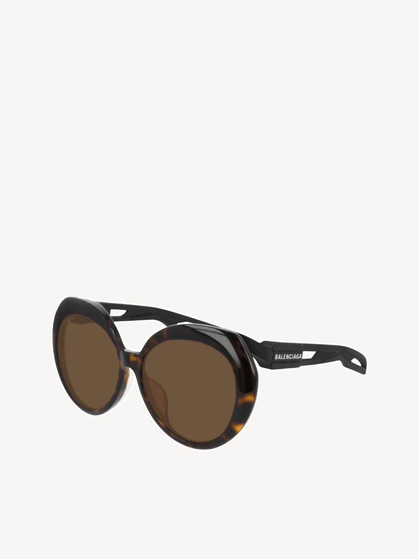 Image of Sunglasses. Product name - Sunglasses Hybrid Btf 0024Sa Sun in Havana colour by brand - BALENCIAGA