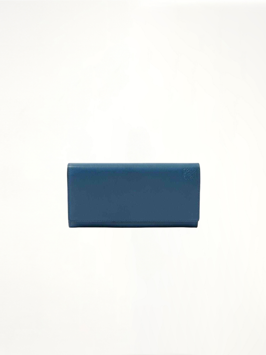 Image of Wallets & Money Clips. Product name - Loewe x Paula Rainbow Cont Wallet in Blue colour by brand - LOEWE