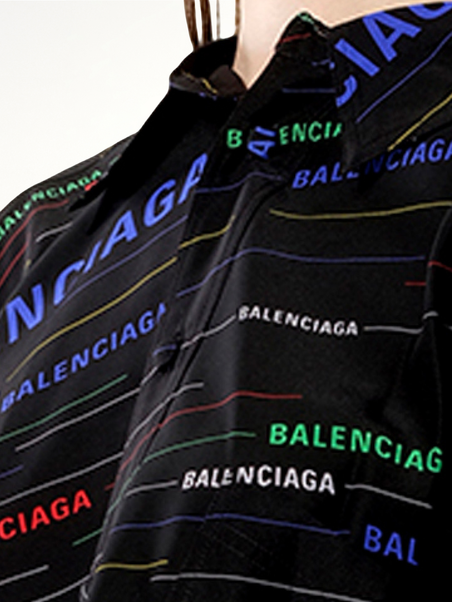BALENCIAGA New Bow Blouse (Black)