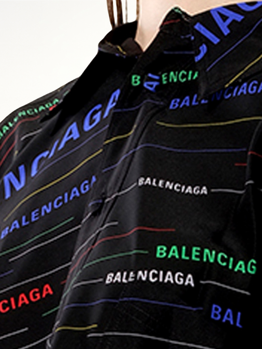 BALENCIAGA New Bow Blouse (Black)