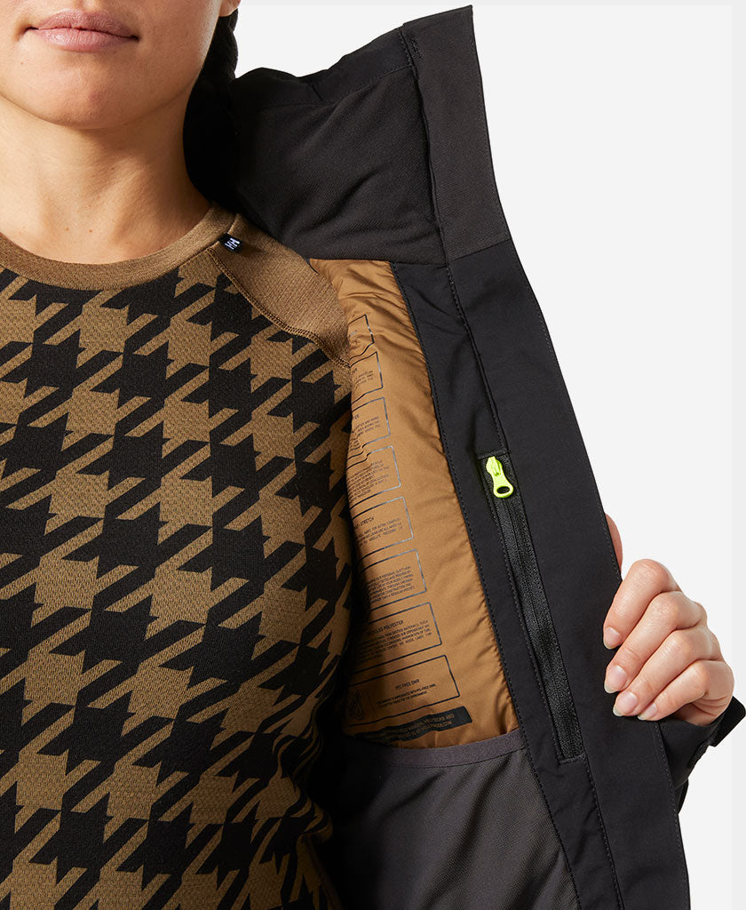 Helly Hansen W ATLAS INFINITY STRETCH JKT (Black)