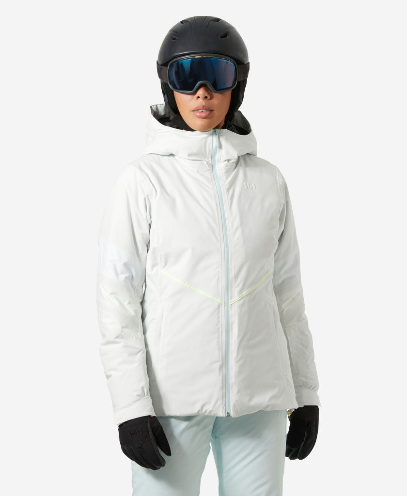 Image of Coats & Jackets. Product name - W PANORAMA INS JACKET, Seafoam in Seafoam colour by brand - Helly Hansen