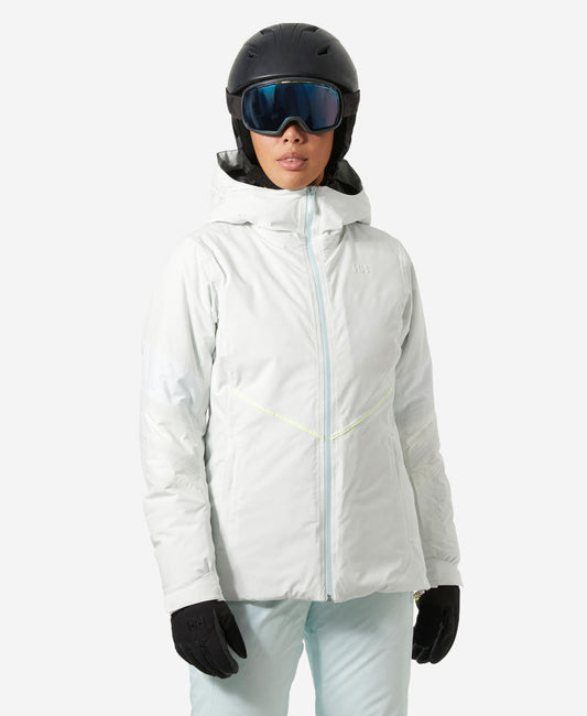 Image of Coats & Jackets. Product name - W PANORAMA INS JACKET, Seafoam in Seafoam colour by brand - Helly Hansen