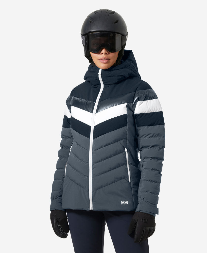Image of Coats & Jackets. Product name - W IMPERIAL PUFFY 2.0 JACKET, Navy in Navy colour by brand - Helly Hansen
