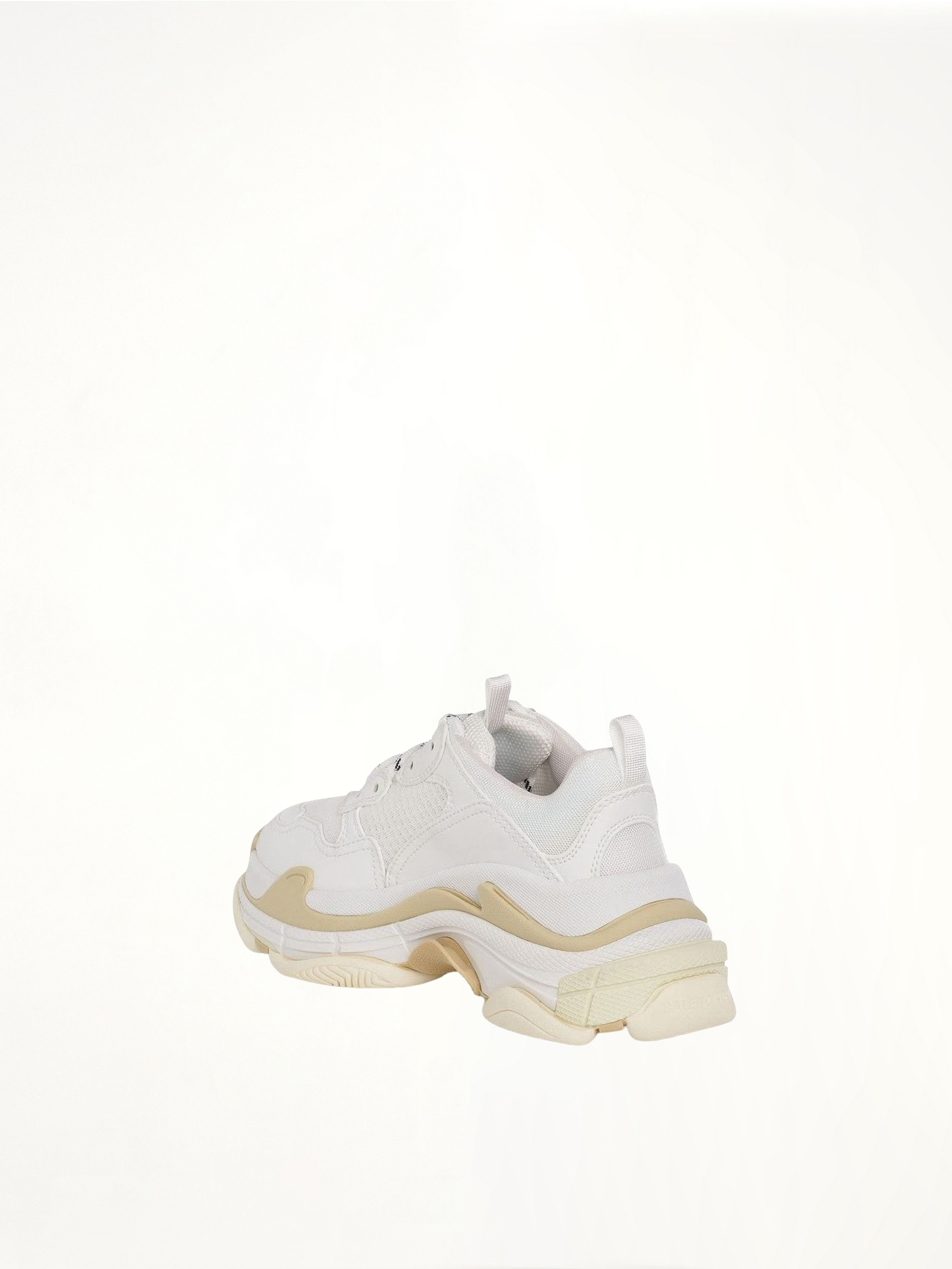 BALENCIAGA Triple S Sneakers (White)