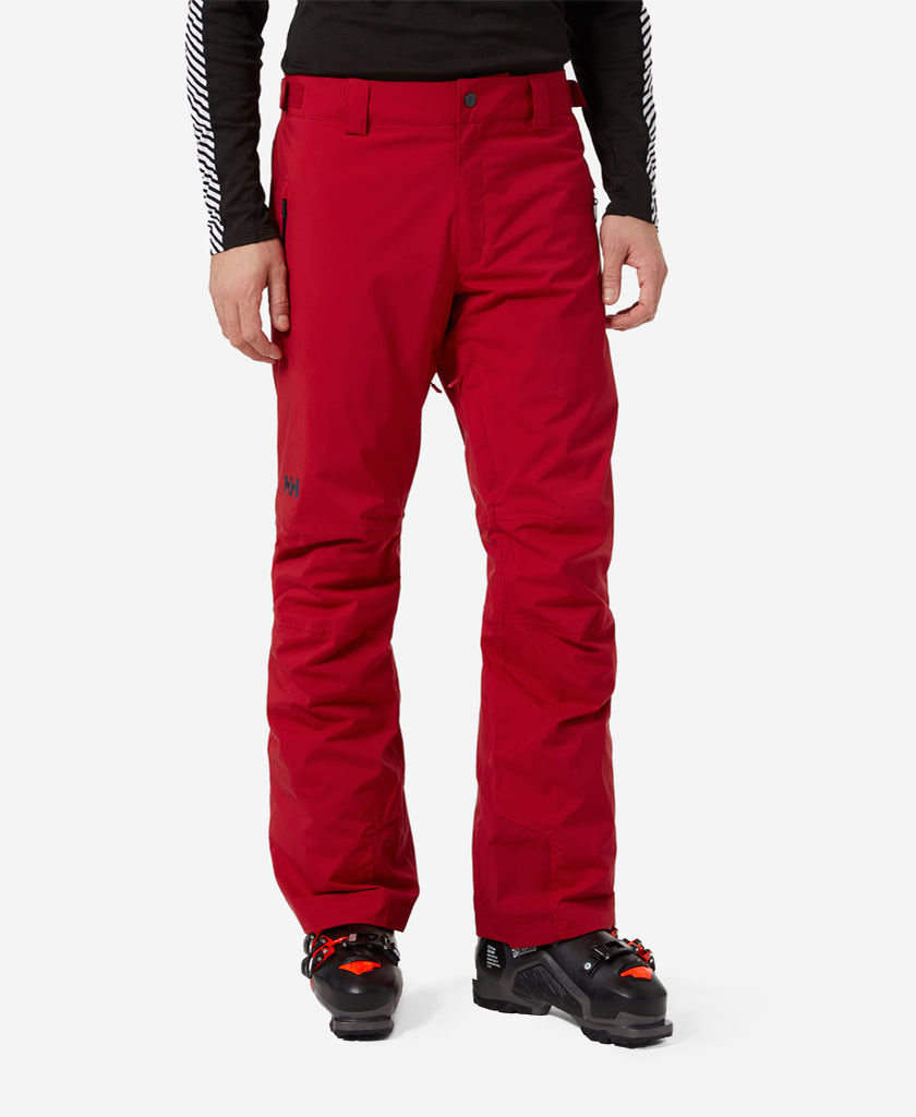 Image of a model wearing Pants. Product name - LEGENDARY INSULATED PANT, Red in Red colour by brand - Helly Hansen
