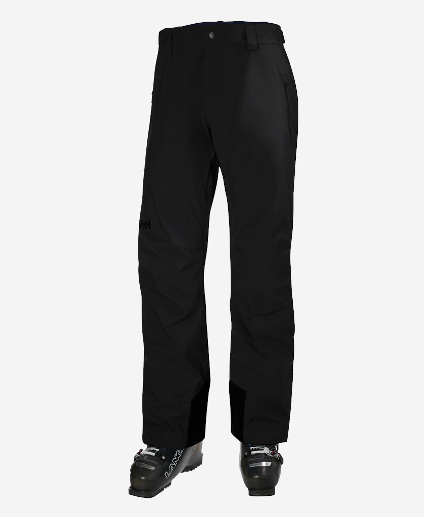 Image of a model wearing Pants. Product name - LEGENDARY INSULATED PANT, Black in Black colour by brand - Helly Hansen