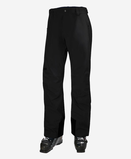 Image of a model wearing Pants. Product name - LEGENDARY INSULATED PANT, Black in Black colour by brand - Helly Hansen