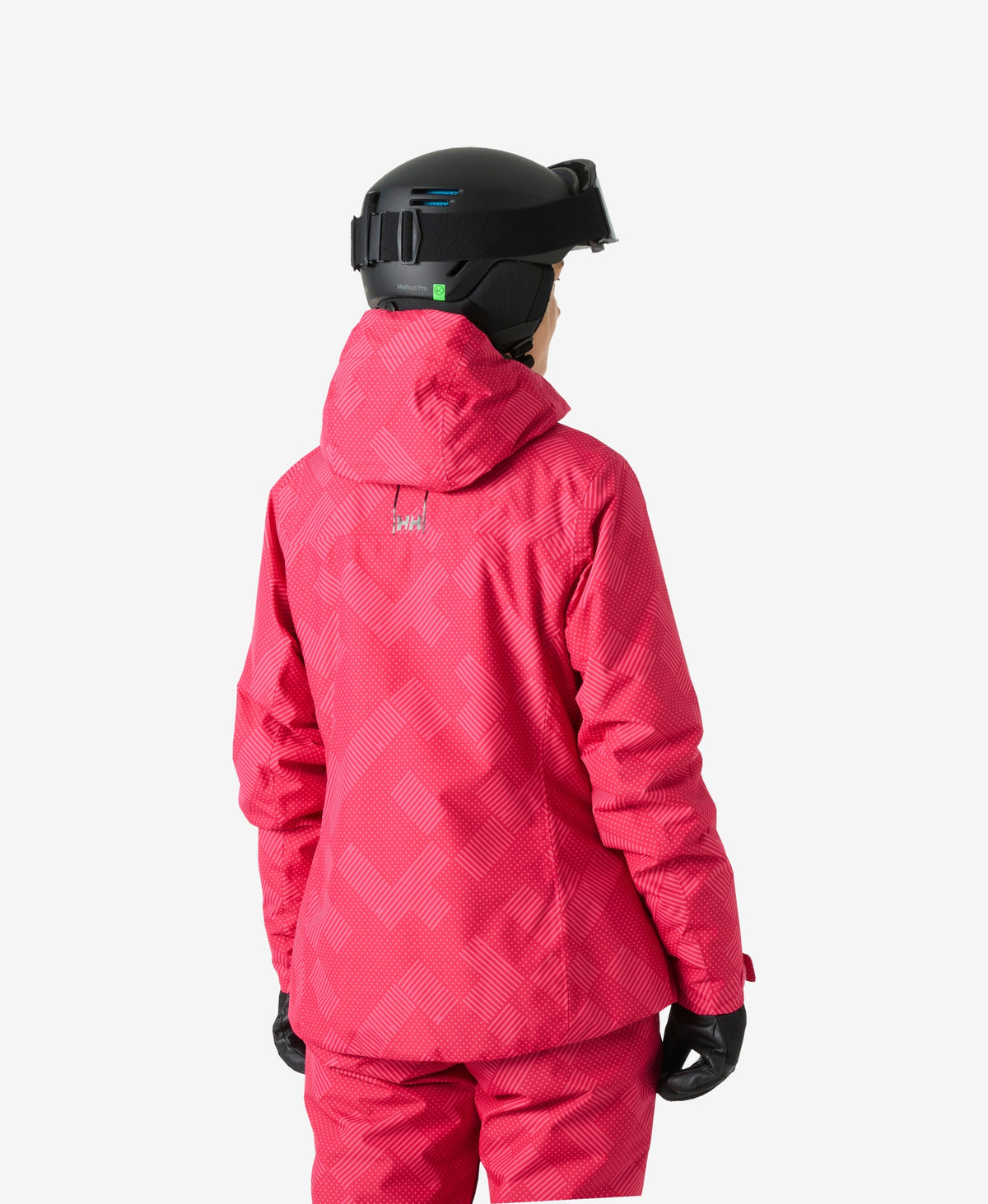 Helly Hansen W SNOWPLAY JACKET, Cranberry (Cranberry Plaid Color Aop)