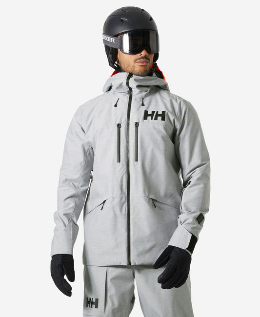 Image of Coats & Jackets. Product name - GARIBALDI 2.0 JACKET, Grey Melange in Grey Melange colour by brand - Helly Hansen